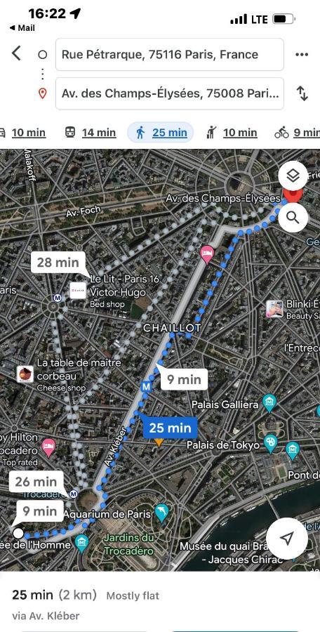 Апартаменты T2 Trocadero Tour Eiffel Париж Экстерьер фото
